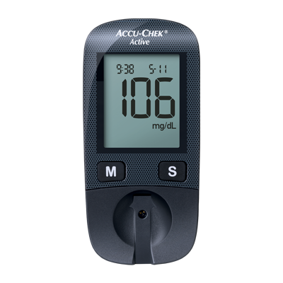 Image showing the Accu-Chek Active blood glucose meter, designed for people with diabetes