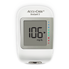 Image showing the Accu-Chek Instant S blood glucose meter, designed for people with diabetes